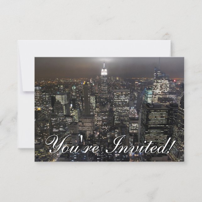 Les invitations de New York ont personnalisé New (Devant)