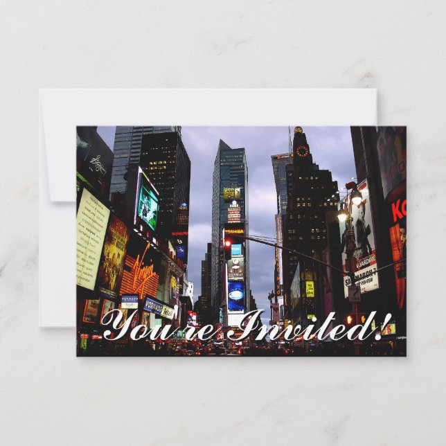 Les invitations de New York ont personnalisé New (Devant)