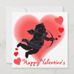 Les Invitations de Valentine aux Cartes Cupid pers