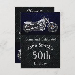 Les invitations des hommes de fête d'anniversaire