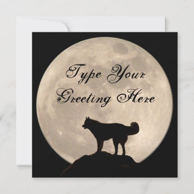 Les invitations enrouées ont personnalisé la carte (Devant)