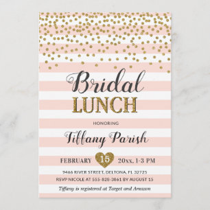 Les invitations nuptiales de déjeuner rougissent