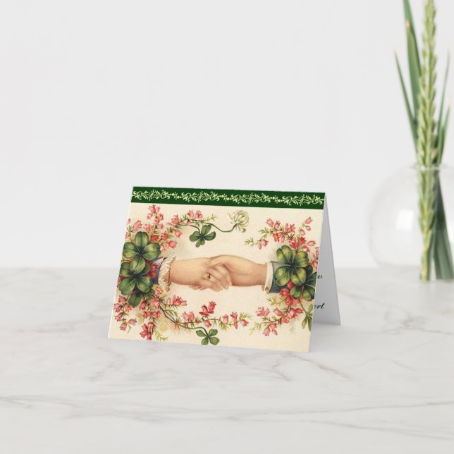 Les Irlandais romantiques sauvent les cartes de (Devant)