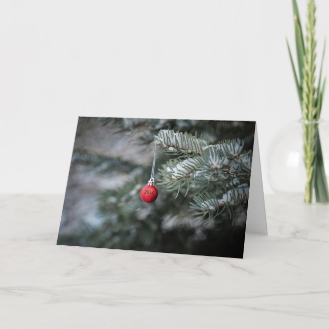 Les joies simples de la carte de saison de Noël (Devant)