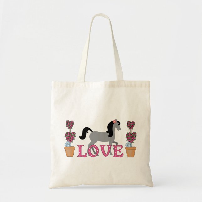Les Jolies Ponies Aiment Le Sac fourre-tout Cheval (Devant)