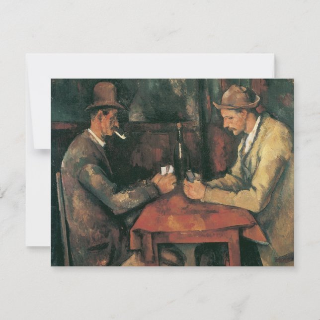 Les Joueurs de cartes de Paul Cézanne, Beaux-arts  (Devant)