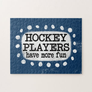 Les Joueurs De Hockey Ont Plus Amusant Puzzle
