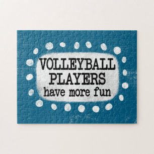 Les Joueurs De Volley-ball Ont Plus Amusant Puzzle