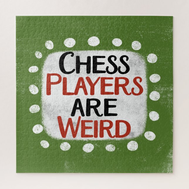 Les Joueurs D'Échecs Sont Étrange Puzzle (Vertical)
