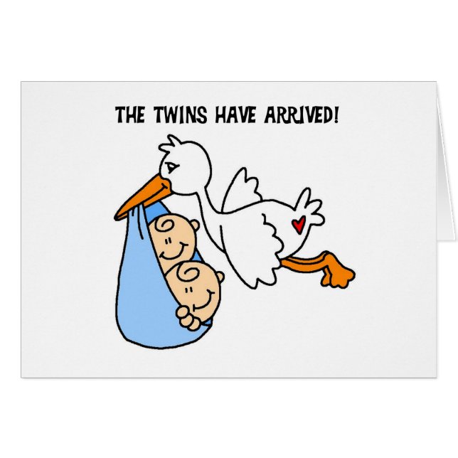 Les jumeaux sont arrivés (Devant horizontal)