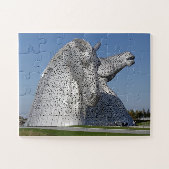 Les Kelpies, l'hélix, Falkirk puzzle (Horizontal)