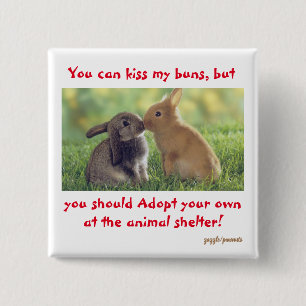 Les lapins ont aussi besoin d'amour ! Badge