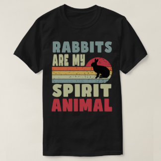 Les lapins sont mon esprit animal T-shirt
