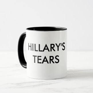 Les larmes de Hillary - tasse de sourire d'atout