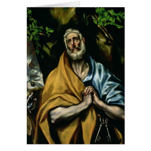 Les larmes de Saint Pierre, fin des années 1580 (Devant)