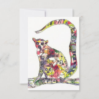 Les lémuriens dans un aimant de lémur