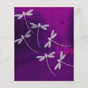 Les libellules dans l'eau