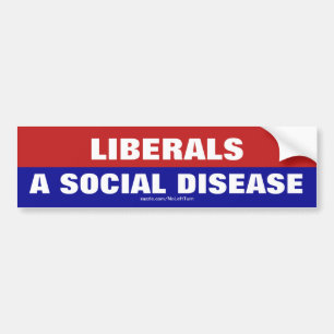 Les Libéraux Sont Un Sticker Pour Maladie Sociale
