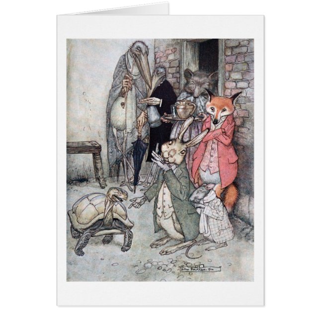 Les lièvres et la tortue (Devant)