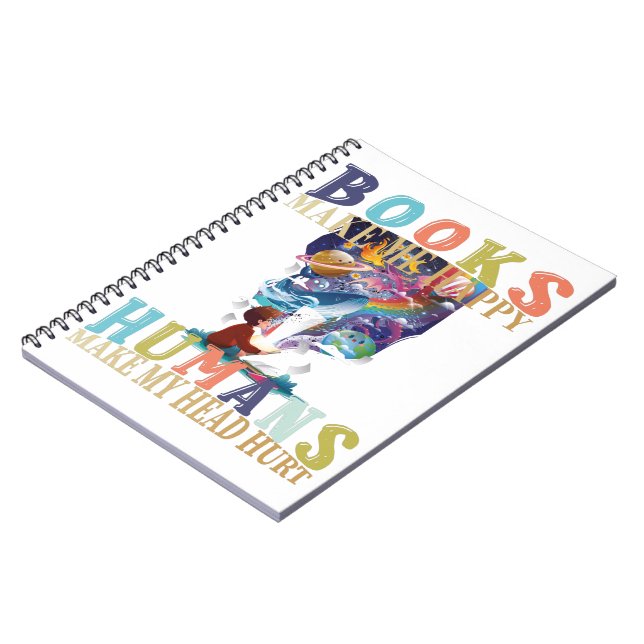 Les livres me rendent heureux Les humains me font  (Côté gauche)