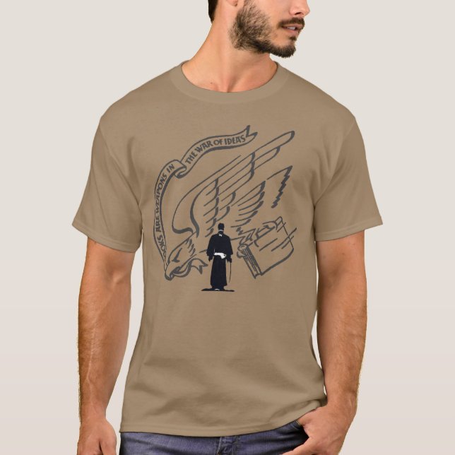 Les livres sont des armes T-shirt (Devant)