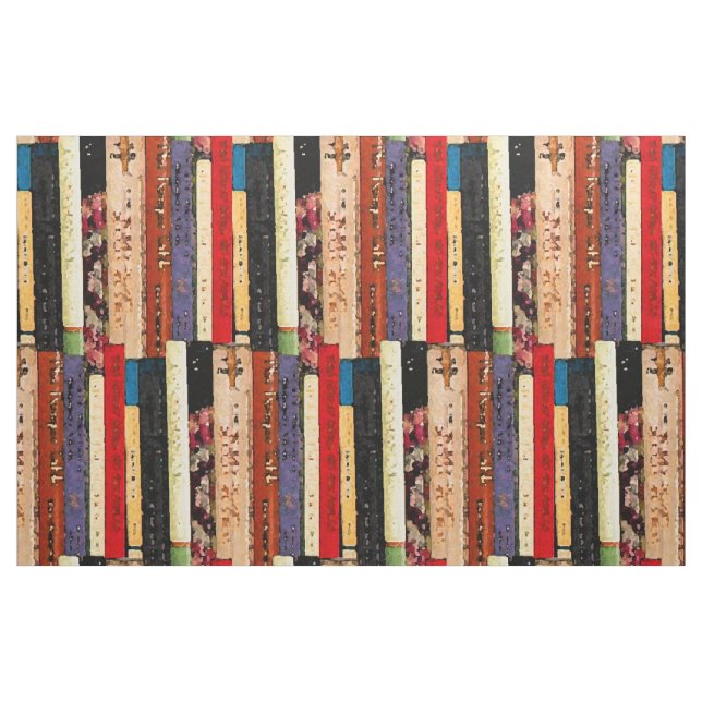 Les livres soustraient le tissu (Fat Quarter)