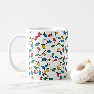 Les lumières de Noël colorées Fun Fun Mug Motif