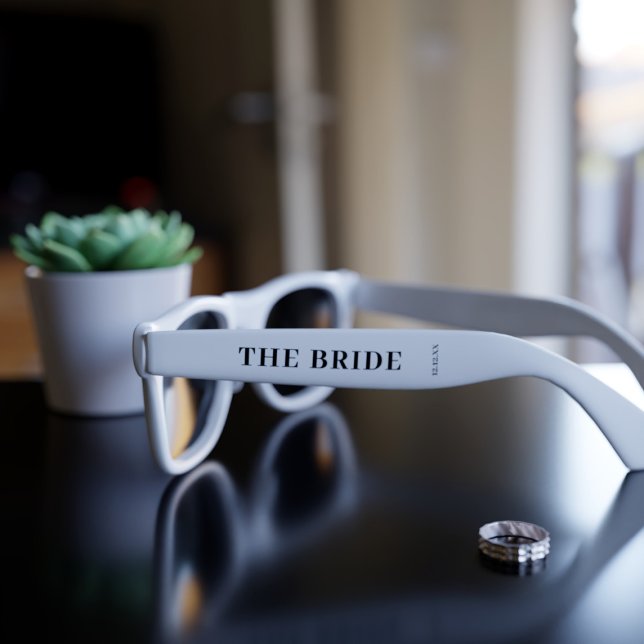 Les Lunettes de soleil de mariage blanc de la mari (Créateur téléchargé)