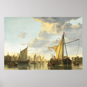 Les Maas à Dordrecht Aelbert Cuyp Poster