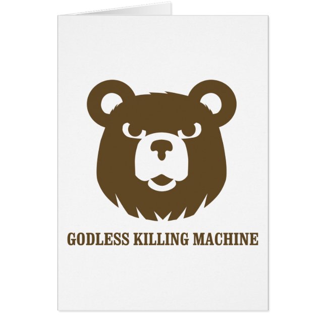 les machines athée de massacre d'ours câlinent le (Devant)