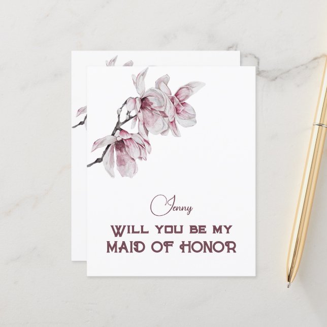 Les Magnolias roses seront-ils les esclaves de l'h (Devant/Arrière en situation)