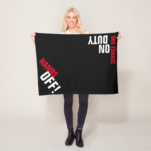 LES MAINS ! Couverture "Place" du chien de service (En situation)