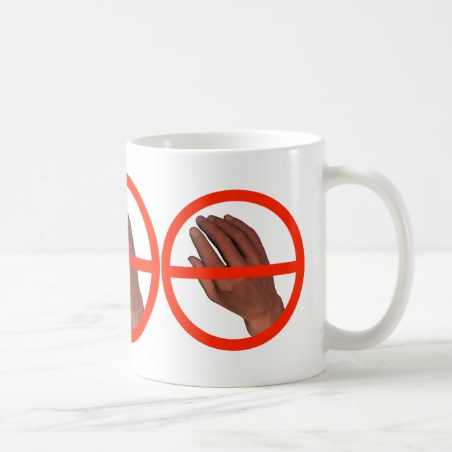 Les mains en l'air ! C'Est MA Mug (Droite)
