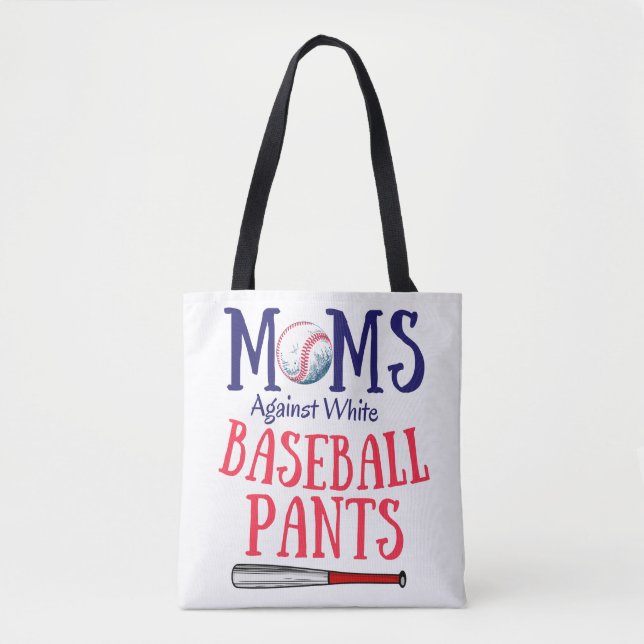 Les mamans contre les Sacs fourre-tout de baseball (Devant)