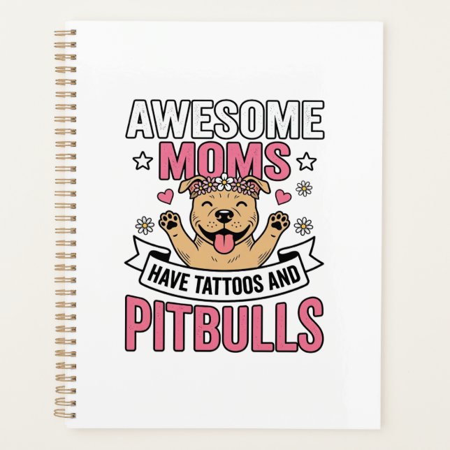Les mamans géniales ont des tatouages et des Pitbu (Devant)