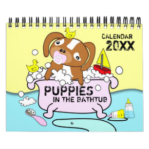 Les Marionnettes Dans Le Calendrier De La Baignoir