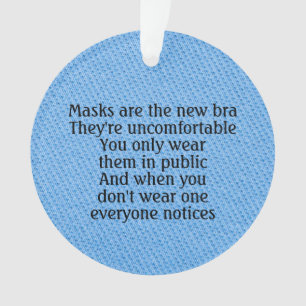 Les masques sont la nouvelle blague de son bleu