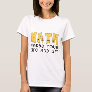 Les maths font votre vie ajouter des T-shirts et