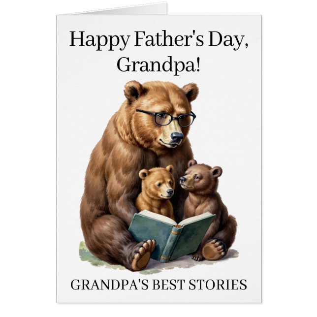Les meilleures histoires de papy Ours Folk Art Fêt (Devant)