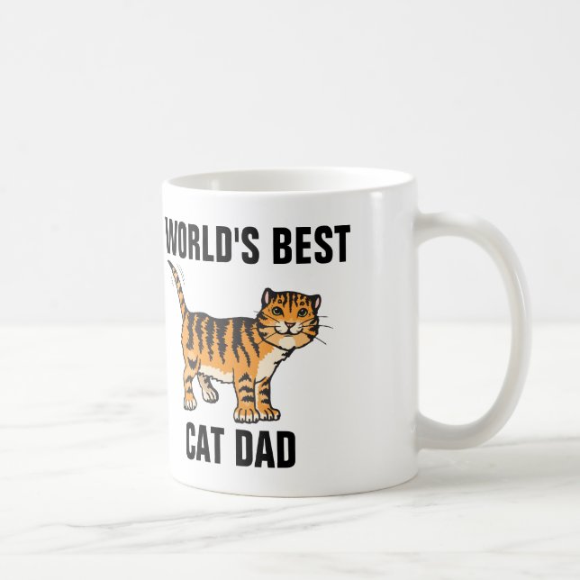 LES MEILLEURES tasses à café CAT DAD DU MONDE (Droite)