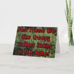 Les meilleurs amis sont comme la carte déplaisante
