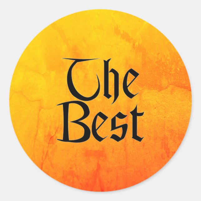 Les meilleurs autocollants ronds (Devant)