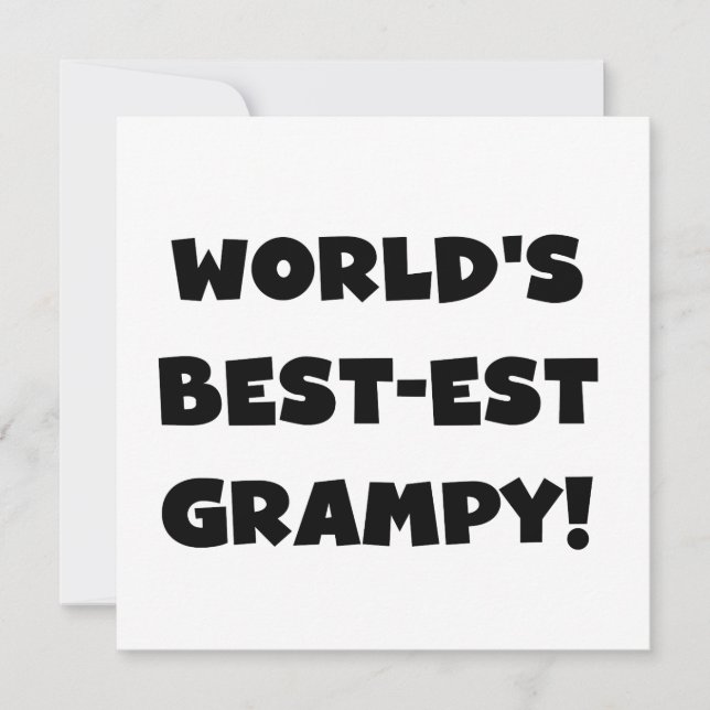Les meilleurs cadeaux Grampy du monde de Black Tex (Devant)