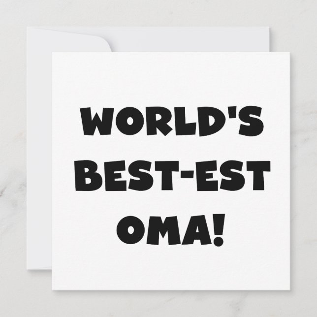 Les meilleurs cadeaux Oma Noir ou Blanc du monde (Devant)