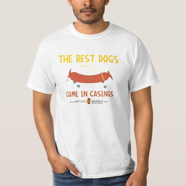Les meilleurs chiens viennent dans le T-shirt (Devant)