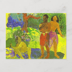 "Les messagers d'Oro" - Carte postale Paul Gauguin