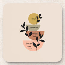 Les minutes avant le chaos - dessous de verre en p