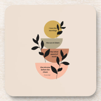 Les minutes avant le chaos - dessous de verre en p