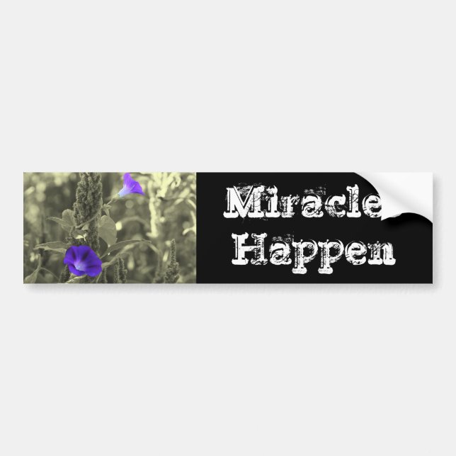 Les Miracles Se Passent Inspirationnel Sticker Bum (Devant)
