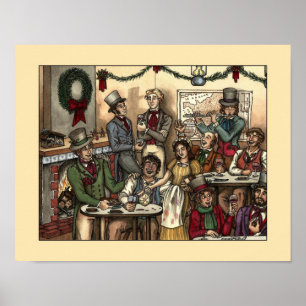 Les Misérables Love : Les Amis Poster de Noël